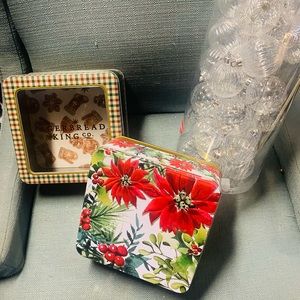 NWT…2brand new tin boxes, load up your goodie’s in and 1 large DIY Bulbs